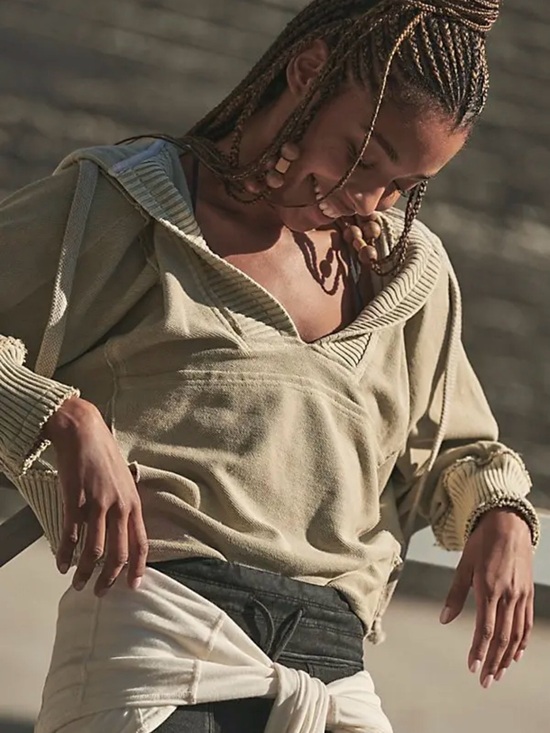 Free People Tops - Free People Movement XS Timko hoodie